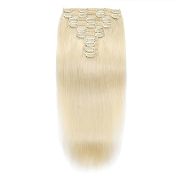 613 Brazilian Raw Straight Clip-Ins (7pp)